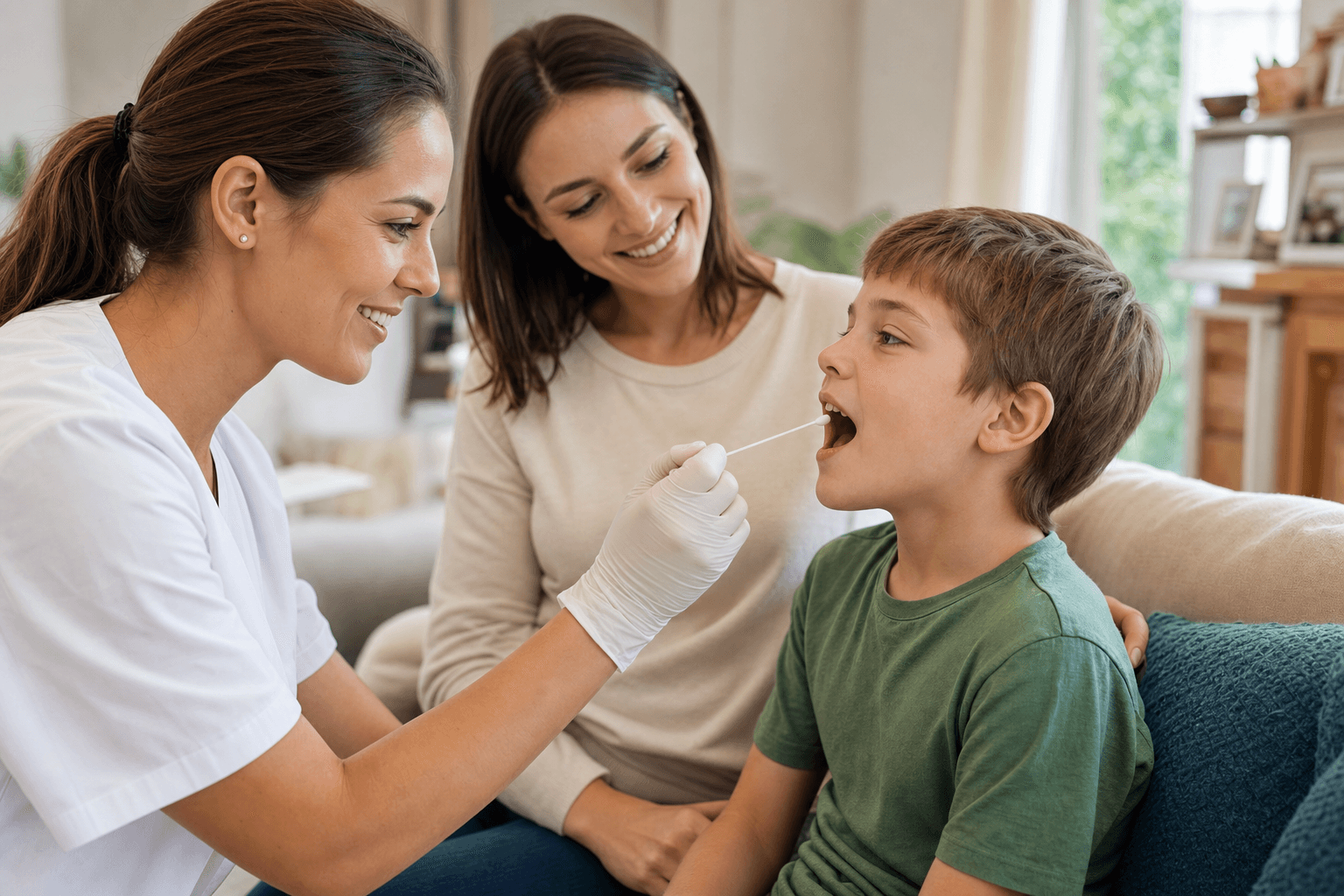 DNA cheek swab collection at home — OnSite mobile DNA testing Greater Chicagoland